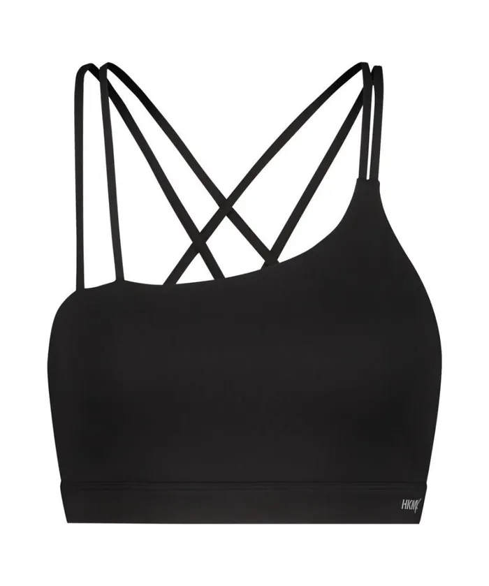 Hunkemller HKMX Sports Bra Level 1 Nova 8211 Black Black 8211 Women Hunkemller HKMX Sports Bra Level 1 Nova 8211 Black Black 8211 Women