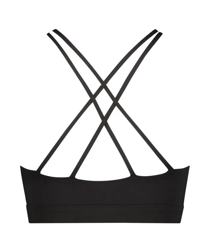 Hunkemller HKMX Sports Bra Level 1 Nova 8211 Black Black 8211 Women Hunkemller HKMX Sports Bra Level 1 Nova 8211 Black Black 8211 Women