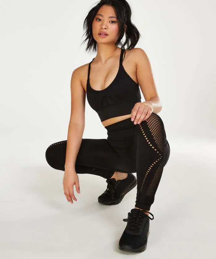 Hunkemller HKMX Sports Bra The Comfort Level 1 8211 Black Black 8211 Women