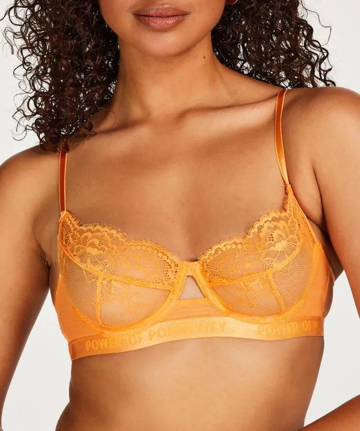 Hunkemller Honey NonPadded Underwired Bra 8211 Orange Orange 8211 Women Hunkemller Honey NonPadded Underwired Bra 8211 Orange Orange 8211 Women