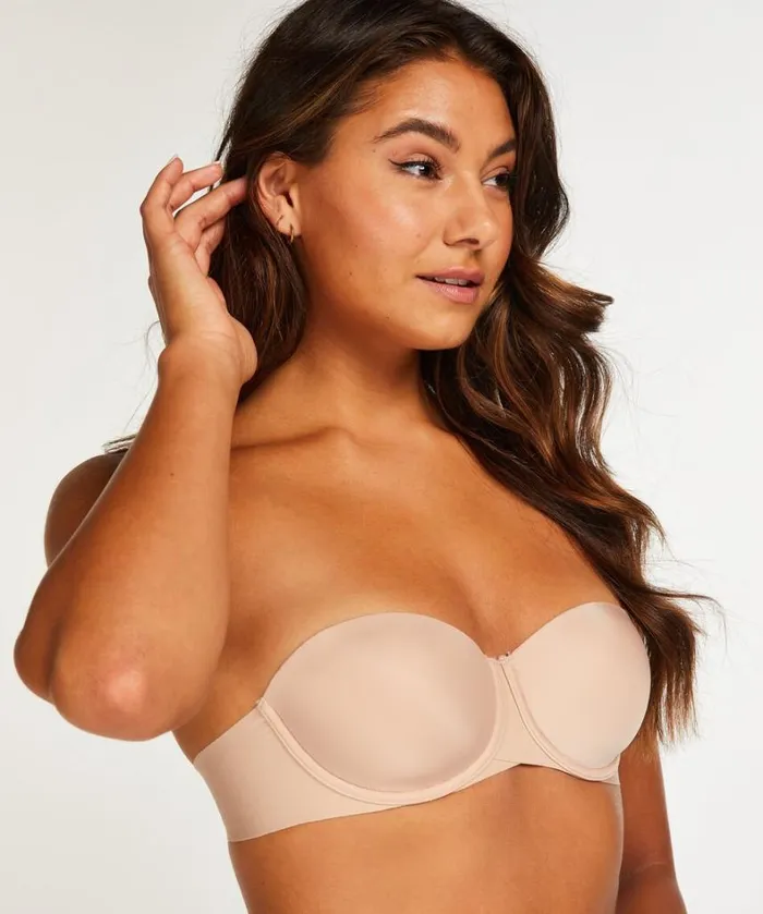 Hunkemller Jane Padded Strapless Underwired Bra 8211 Beige Beige 8211 Women