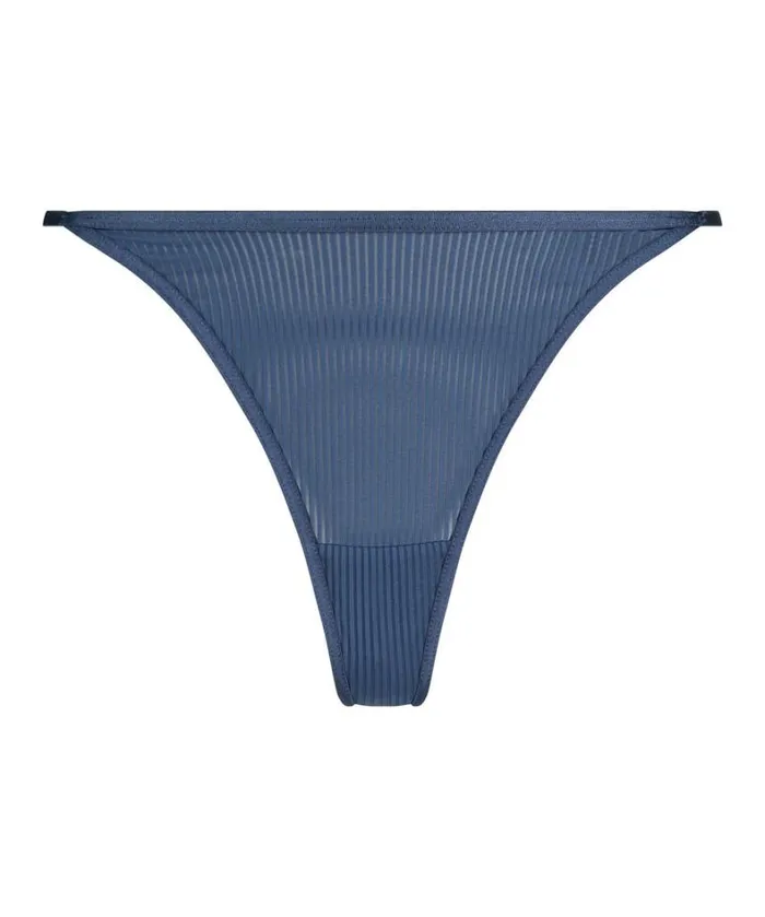 Hunkemller Kaiden High Leg Thong 8211 Blue Blue 8211 Women