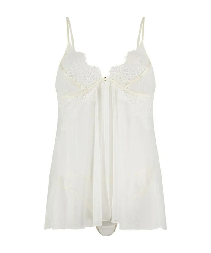 Hunkemller Marilee Babydoll 8211 White White 8211 Women Hunkemller Marilee Babydoll 8211 White White 8211 Women