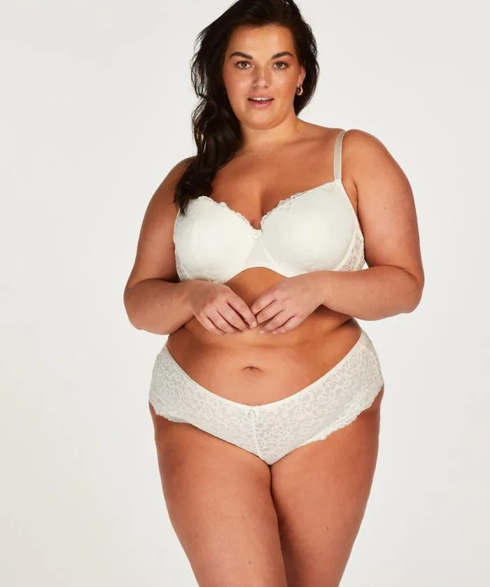 Hunkemller Marine Padded Underwired Bra 8211 White White 8211 Women Hunkemller Marine Padded Underwired Bra 8211 White White 8211 Women