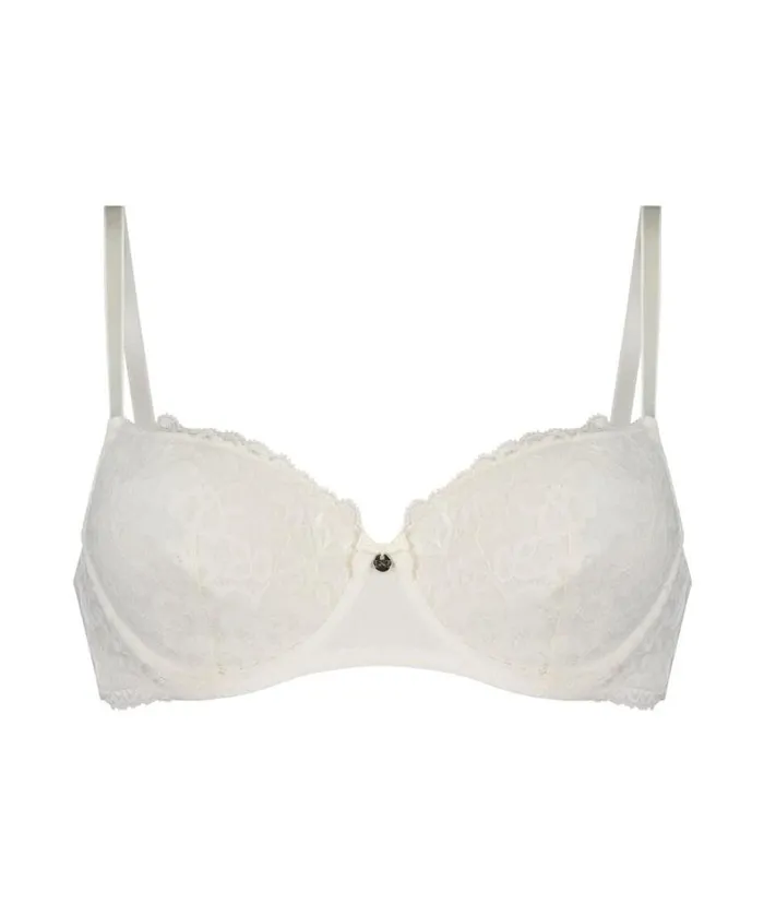 Hunkemller Marine Padded Underwired Bra 8211 White White 8211 Women Hunkemller Marine Padded Underwired Bra 8211 White White 8211 Women
