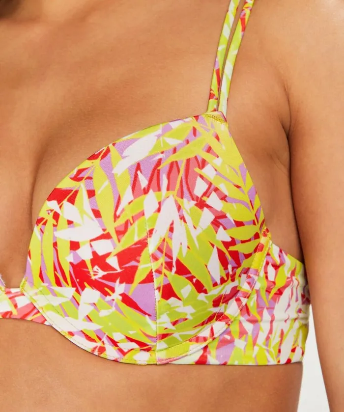 Hunkemller Marrakesh Padded PushUp Bikini Top 8211 Green Green 8211 Women Hunkemller Marrakesh Padded PushUp Bikini Top 8211 Green Green 8211 Women