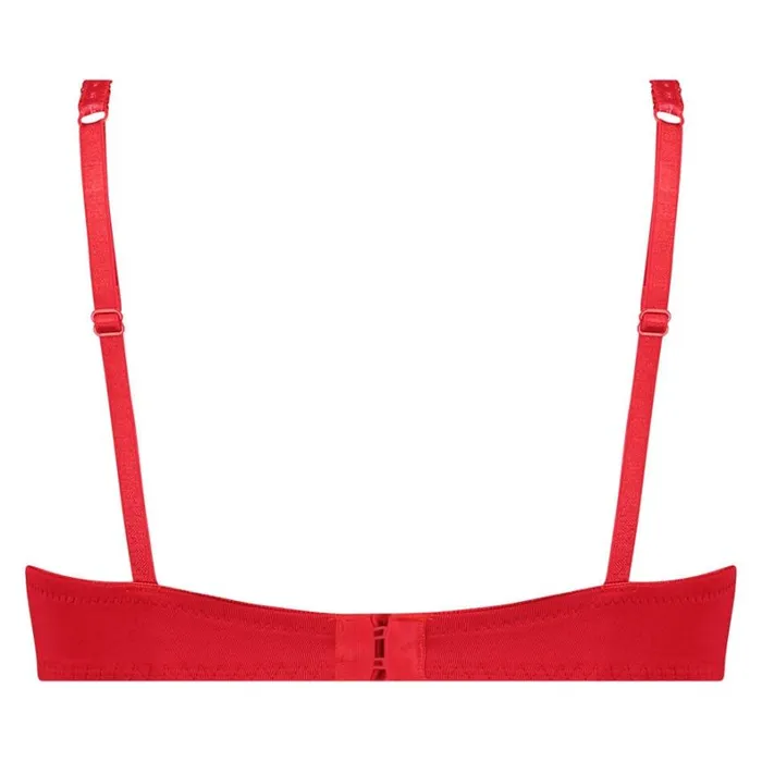 Hunkemller Maya Padded Underwired PushUp Bra 8211 Red Red 8211 Women Hunkemller Maya Padded Underwired PushUp Bra 8211 Red Red 8211 Women