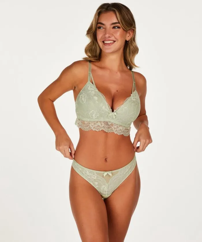 Hunkemller Meghan Thong 8211 Green Green 8211 Women