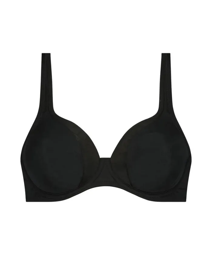Hunkemller Mesh Nonpadded Underwired Bra 8211 Black Black 8211 Women Hunkemller Mesh Nonpadded Underwired Bra 8211 Black Black 8211 Women