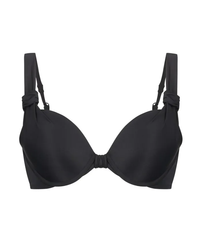 Hunkemller Padded Underwired Bikini Top Luxe Cup E 8211 Black Black 8211 Women