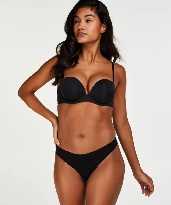 Hunkemller Padded Underwired Strapless Maximizer Bra 8211 Black Black 8211 Women Hunkemller Padded Underwired Strapless Maximizer Bra 8211 Black Black 8211 Women