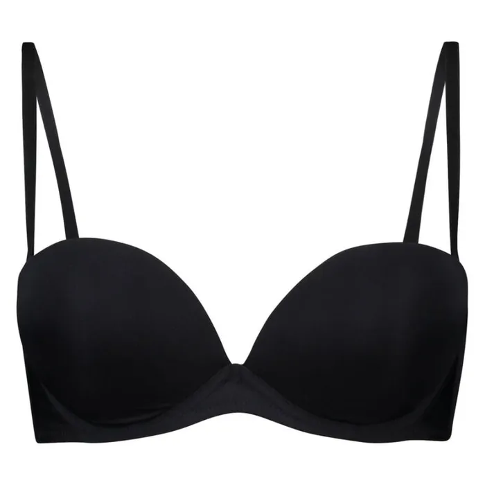 Hunkemller Padded Underwired Strapless Maximizer Bra 8211 Black Black 8211 Women Hunkemller Padded Underwired Strapless Maximizer Bra 8211 Black Black 8211 Women