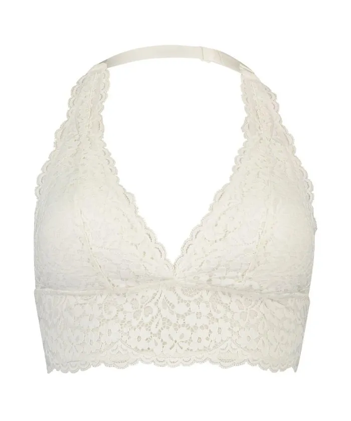 Hunkemller Rose Bralette 8211 White White 8211 Women