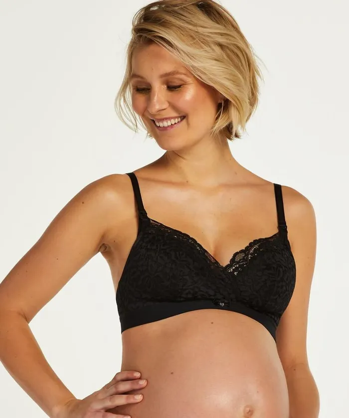 Hunkemller Rose Padded Nursing Bra 8211 Black Black 8211 Women