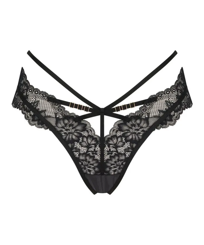 Hunkemller Roxanne Thong 8211 Black Black 8211 Women Hunkemller Roxanne Thong 8211 Black Black 8211 Women