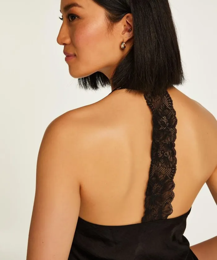 Hunkemller Satin Cami Top 8211 Black Black 8211 Women Hunkemller Satin Cami Top 8211 Black Black 8211 Women