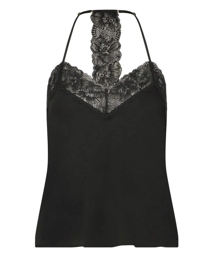 Hunkemller Satin Cami Top 8211 Black Black 8211 Women Hunkemller Satin Cami Top 8211 Black Black 8211 Women