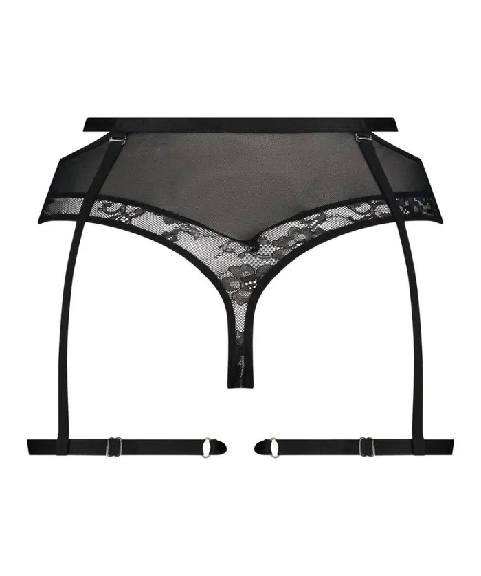 Hunkemller Sienna High Leg Thong 8211 Black Black 8211 Women
