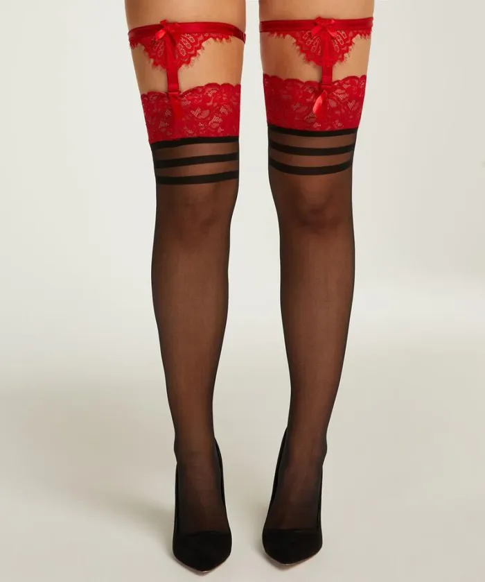 Hunkemller Suspender Cuffs 8211 Red Red 8211 Women