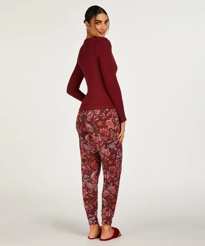 Hunkemller Top Vneck Long Sleeves 8211 Red Red 8211 Women Hunkemller Top Vneck Long Sleeves 8211 Red Red 8211 Women