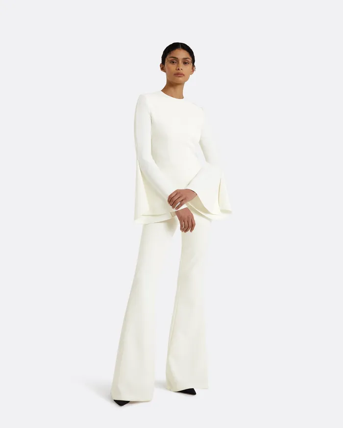 Icons Women Safiyaa Ida Ivory Top Ivory