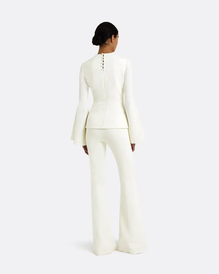 Icons Women Safiyaa Ida Ivory Top Ivory