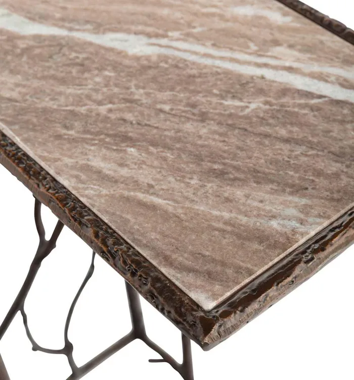 Indoor Living IndoorOutdoor Branchwater PullUp Table With Marble Top Plow and Hearth Accent Tables Indoor Living IndoorOutdoor Branchwater PullUp Table With Marble Top Plow and Hearth Accent Tables