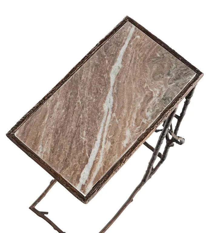 Indoor Living IndoorOutdoor Branchwater PullUp Table With Marble Top Plow and Hearth Accent Tables Indoor Living IndoorOutdoor Branchwater PullUp Table With Marble Top Plow and Hearth Accent Tables