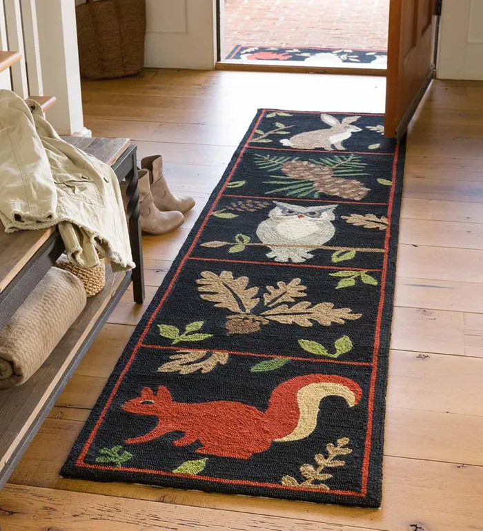Indoor Living IndoorOutdoor Woodland Runner Plow and Hearth Small Accent Rugs