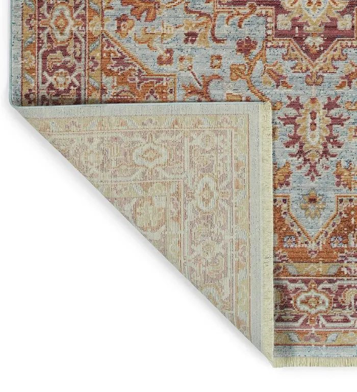 Indoor Living Strassburg Star Easy Care Polyester Rug Plow and Hearth Home Office