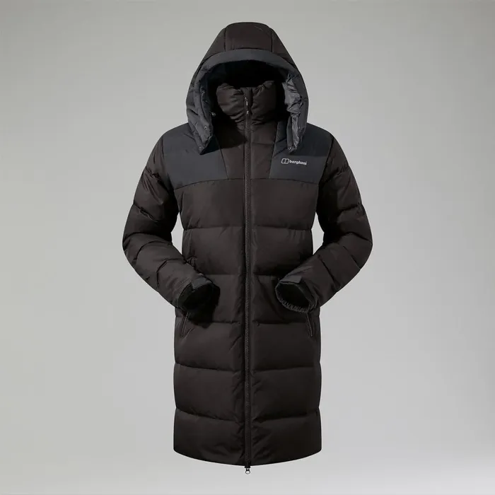 Insulated Men Berghaus Embo 2in1 Down Insulated Long Jacket 8211 Black