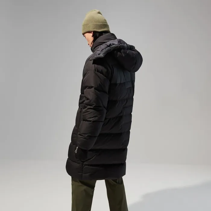 Insulated Men Berghaus Embo 2in1 Down Insulated Long Jacket 8211 Black
