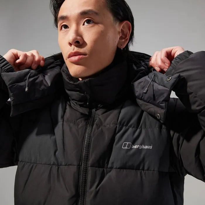 Insulated Men Berghaus Embo 2in1 Down Insulated Long Jacket 8211 Black
