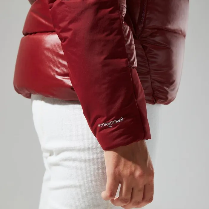 Insulated Women Berghaus Arkos Reflect Down Jacket 8211 Dark Red