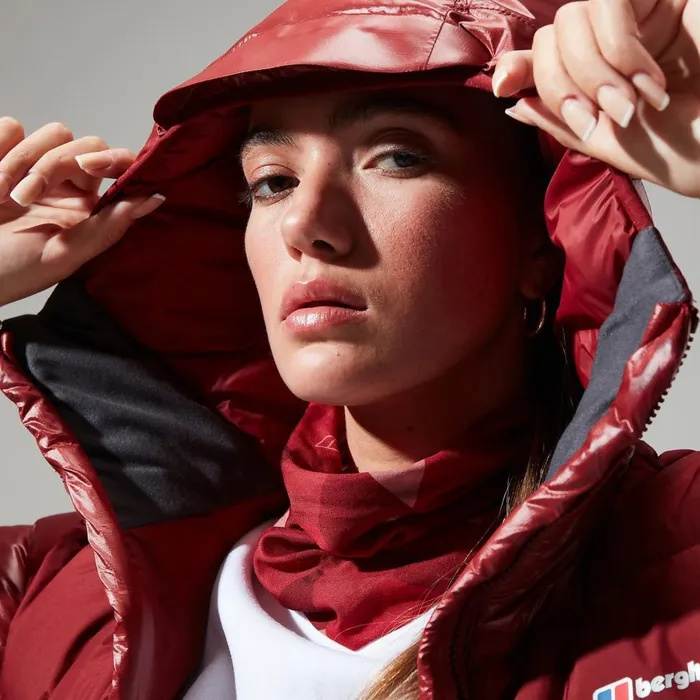 Insulated Women Berghaus Arkos Reflect Down Jacket 8211 Dark Red