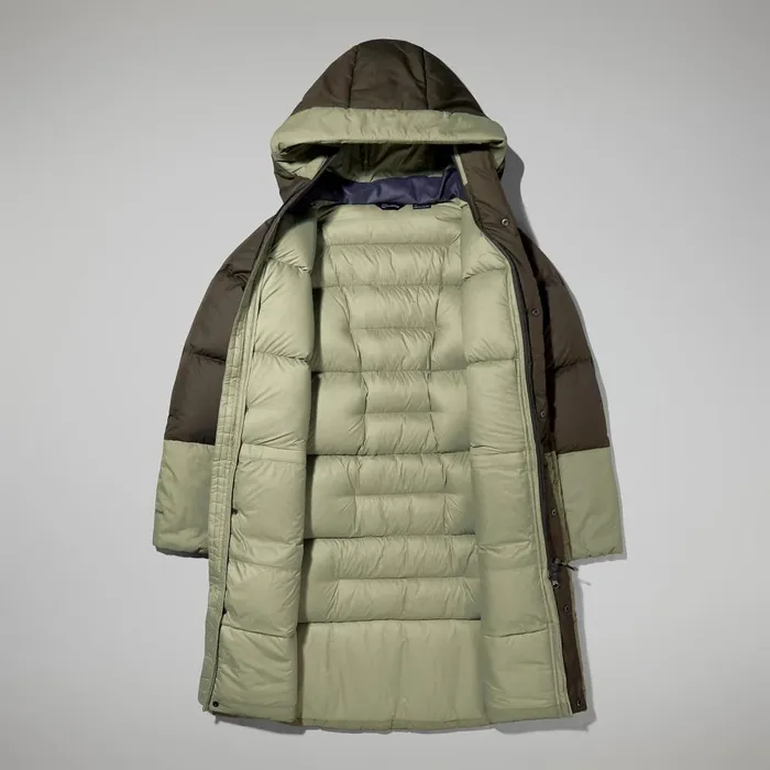 Insulated Women Berghaus Combust Reflect Long Jacket 8211 Green