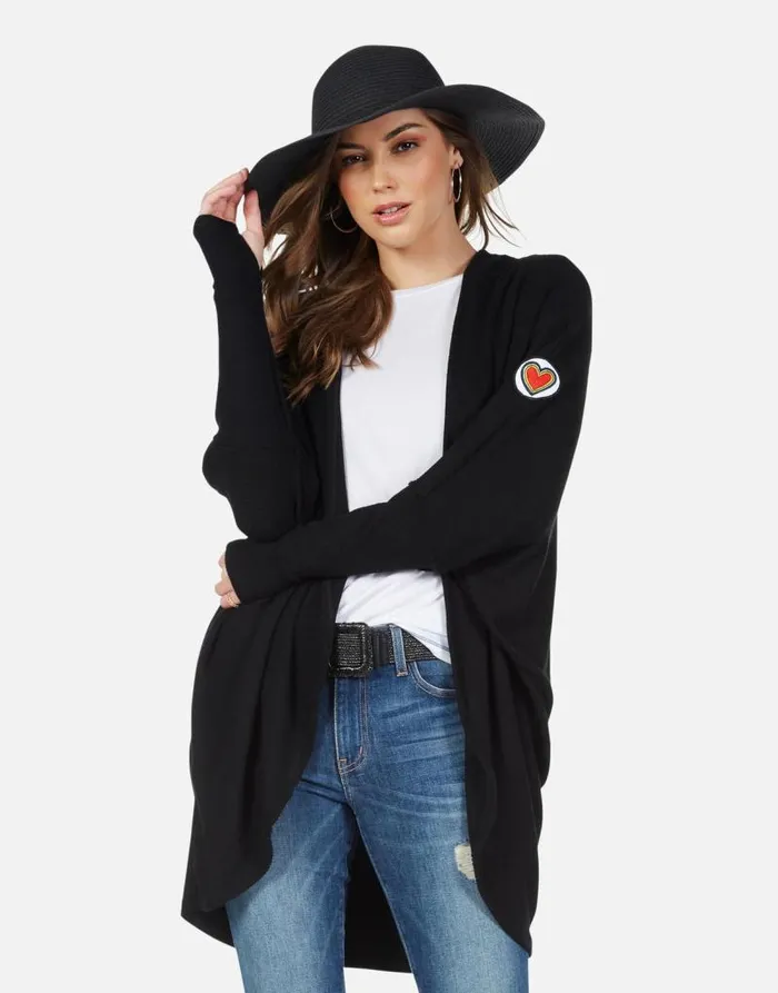 Irina Hippie Peace Love Black Women Lauren Moshi Sweaters and Knits