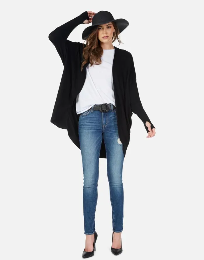 Irina Hippie Peace Love Black Women Lauren Moshi Sweaters and Knits
