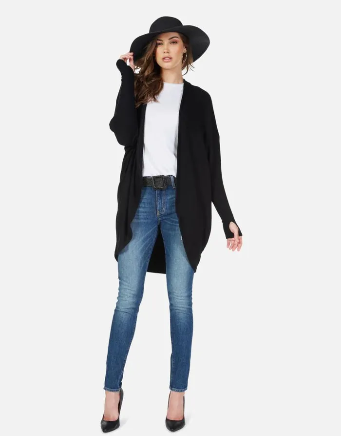 Irina Hippie Peace Love Black Women Lauren Moshi Sweaters and Knits