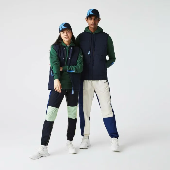 Jackets and Coats Men Lacoste Lacoste Sport X Tho Curin Vest Navy Blue Blue F65