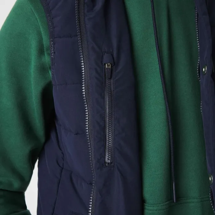 Jackets and Coats Men Lacoste Lacoste Sport X Tho Curin Vest Navy Blue Blue F65