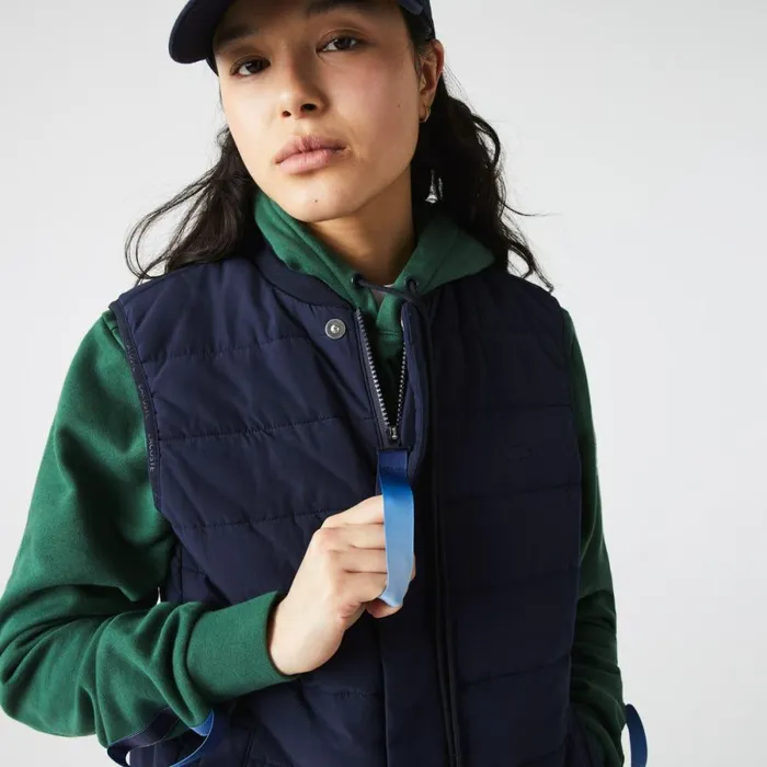 Jackets and Coats Men Lacoste Lacoste Sport X Tho Curin Vest Navy Blue Blue F65