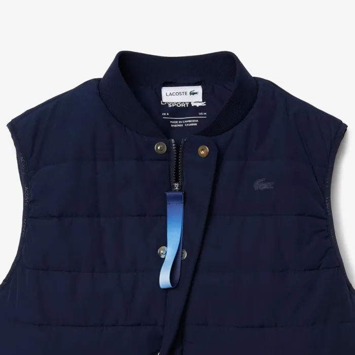 Jackets and Coats Men Lacoste Lacoste Sport X Tho Curin Vest Navy Blue Blue F65