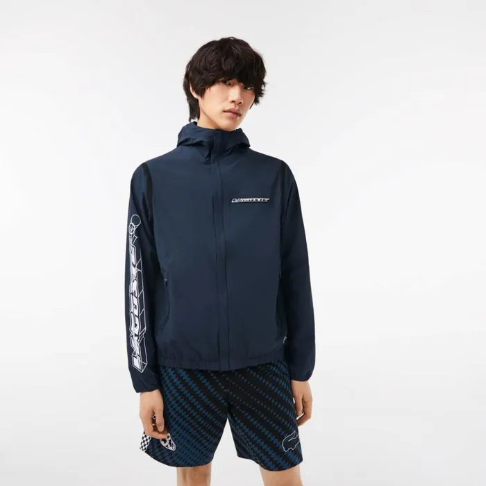 Jackets and Coats Men Lacoste Mens Track Jacket Blue Kxe