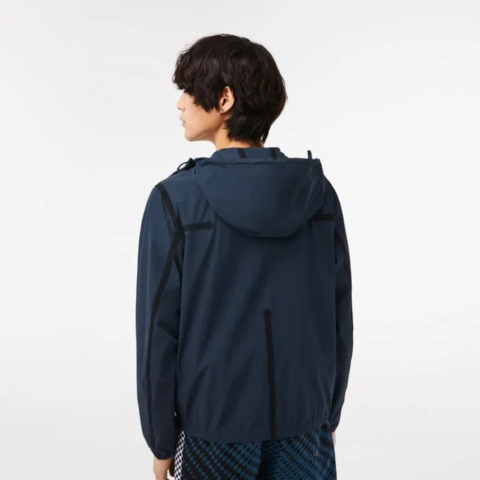 Jackets and Coats Men Lacoste Mens Track Jacket Blue Kxe
