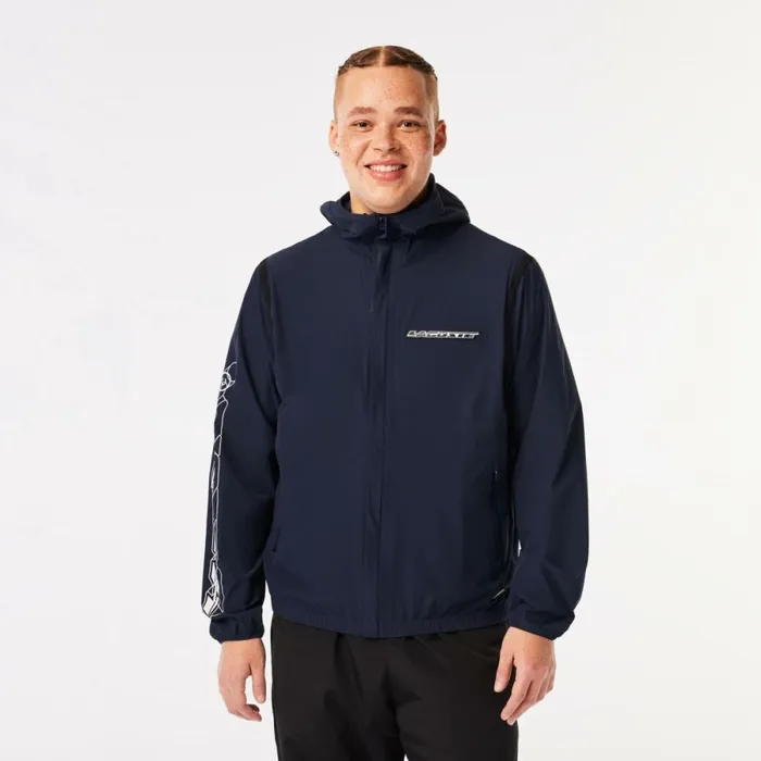 Jackets and Coats Men Lacoste Mens Track Jacket Blue Kxe
