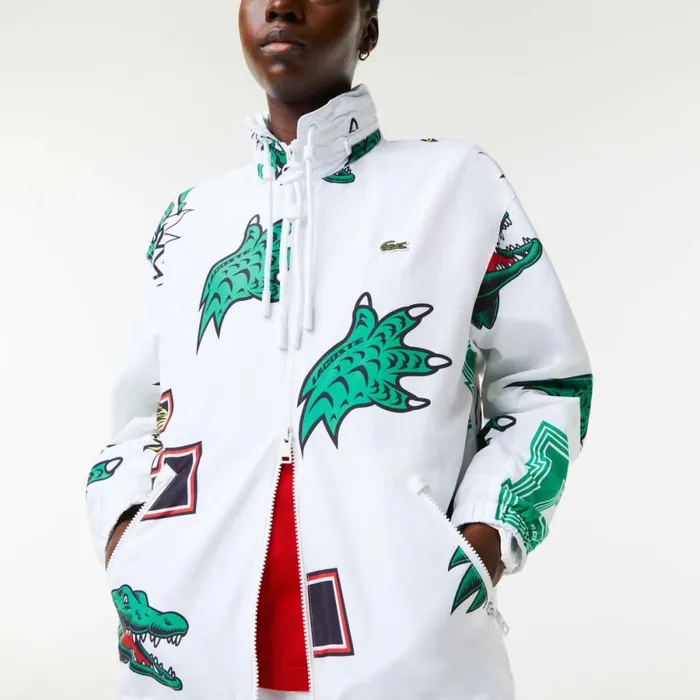 Jackets and Coats MenWomen Lacoste Unisex WaterRepellent Jacket White Sbh