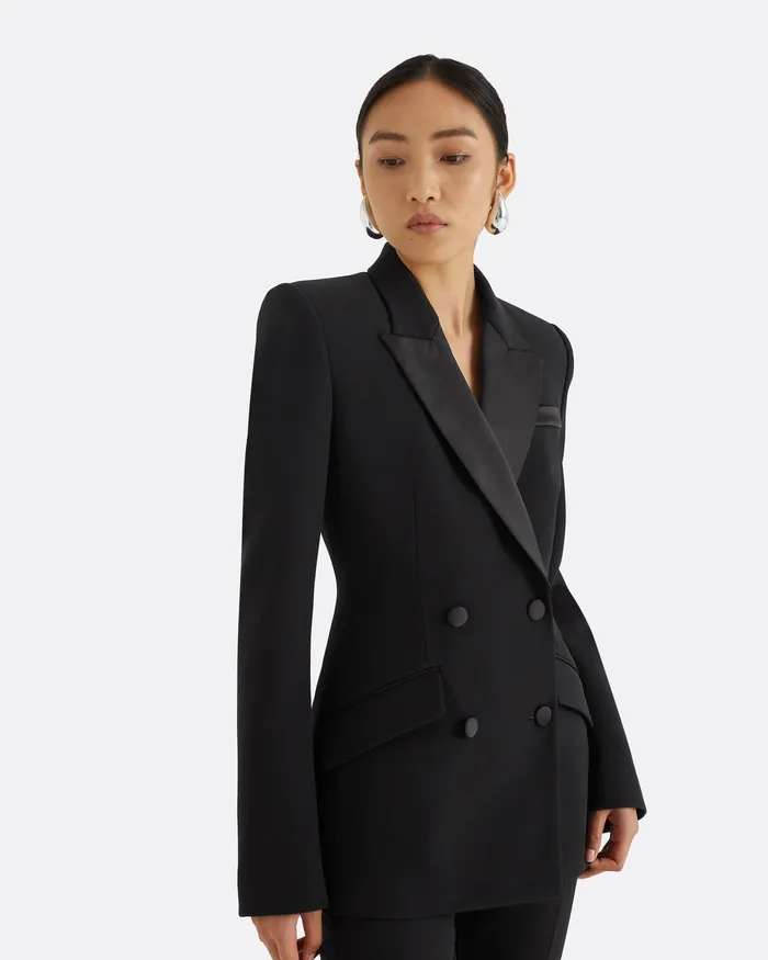 Jackets and Coats Safiyaa Women Wynnie Black Jacket Black