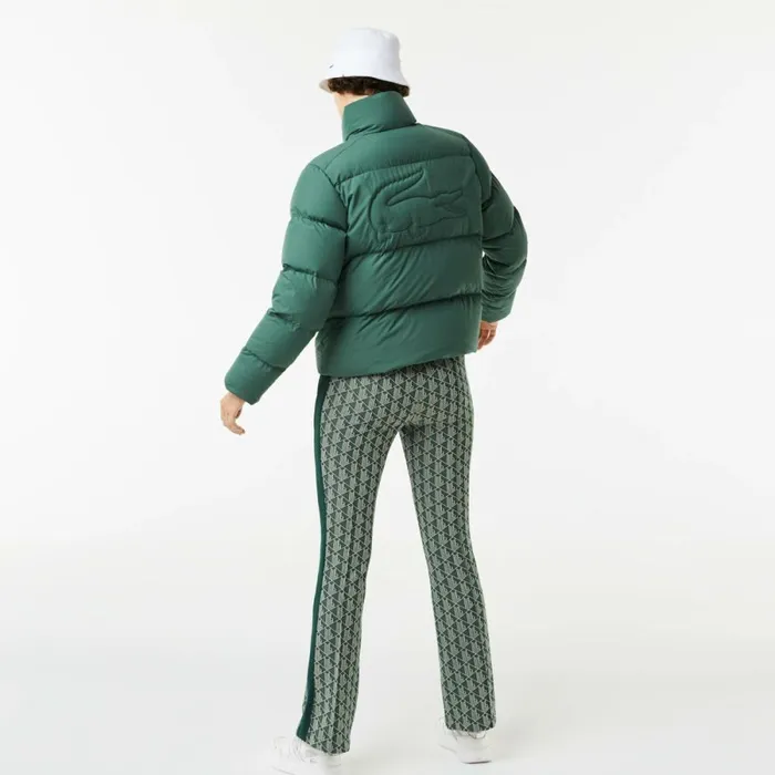 Jackets and Coats Women Lacoste Women039s Stowable Hood Puffer Jacket Green 5hx