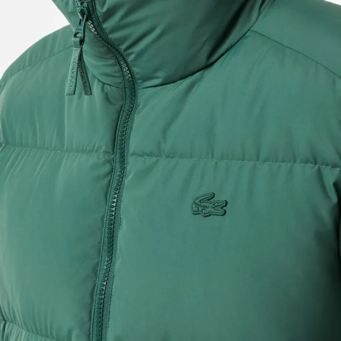 Jackets and Coats Women Lacoste Women039s Stowable Hood Puffer Jacket Green 5hx
